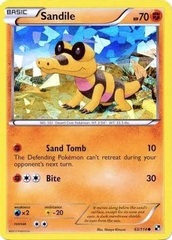 Sandile - 63/114 - Cracked Ice Holo Dark Explorers Blisters Exclusive