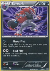 Zoroark - 71/114 - Promotional - Cracked Ice Holo Next Destinies Blisters Exclusive