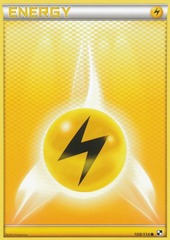 Lightning Energy - 108 - Promotional - Crosshatch Holo Pokemon League Bolt Season 2012