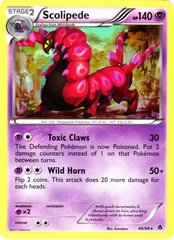 Scolipede - 40/98 - Cracked Ice Holo Toxic Theme Deck Exclusive