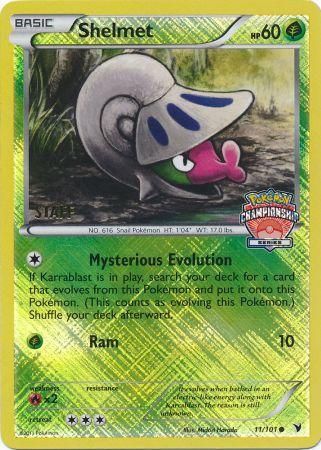 Shelmet - 11/101 - (Staff) Pokemon Championship Series Promo