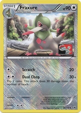 Fraxure - 87/101 - League Promo