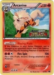 Arcanine - 12/99 - Next Destinies Staff Stamp Prerelease Promo