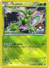 Scyther - 4/108 - Promotional - 2nd Place Crosshatch Holo Pokemon league Chespin / Fennekin Season League Challenge Promo