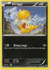 Scraggy - 67/108 - Promotional - Mirror Reverse Holo Black & White Variety BListers Exclusive