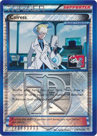 Colress - 118/135 - Crosshatch Holo 2012 Player Rewards