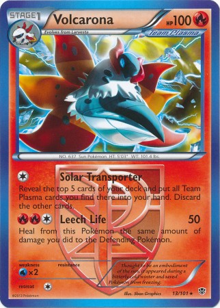 Volcarona - 13/101 - Shattered Holo Rare