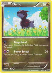 Deino - 97/113 - 1st Place Crosshatch Holo Pokemon League Yveltal/Chesnaught Season League Challenge Promo