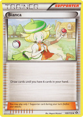 Bianca - 109/113 - Promotional - Mirror Holo Pokemon league Froakie Season 2014