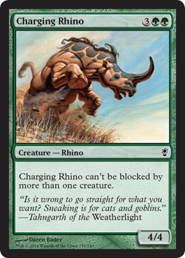 Charging Rhino - Foil