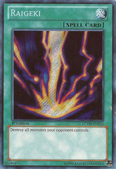 Raigeki - LCYW-EN054 - Secret Rare - Unlimited Edition