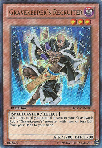 Gravekeepers Recruiter - LCYW-EN193 - Ultra Rare - Unlimited Edition