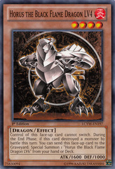 Horus the Black Flame Dragon LV4 - LCYW-EN197 - Common - Unlimited Edition