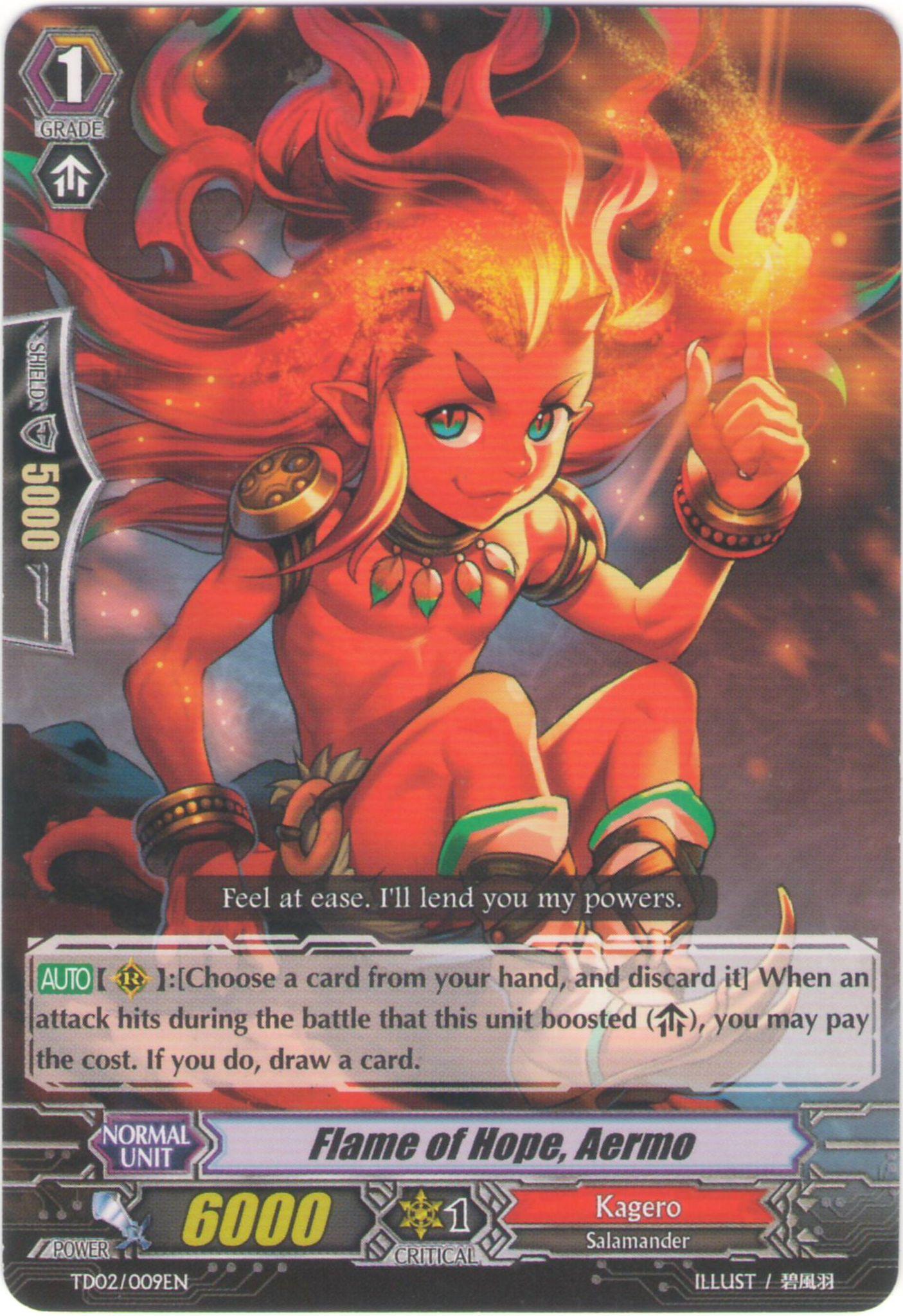 Flame of Hope, Aermo - EB09/025EN - C Flame of Hope, Aermo - EB09/025EN - C