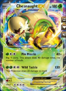 Chesnaught EX - XY18 - Kalos Power Tin Exclusive Chesnaught EX - XY18 - Kalos Power Tin Exclusive