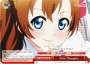 First Thoughts - LL/W24-E073 - CR