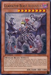 Gladiator Beast Augustus - PRIO-EN030 - Rare - Unlimited Edition