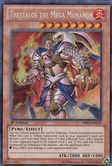 Thestalos the Mega Monarch - PRIO-EN035 - Secret Rare - Unlimited Edition