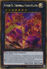 Number C6: Chronomaly Chaos Atlandis - PGLD-EN018 - Gold Secret Rare - Unlimited Edition