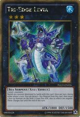 Tri-Edge Levia - PGLD-EN026 - Gold Secret Rare - Unlimited Edition