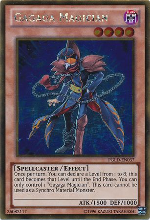 Gagaga Magician - PGLD-EN037 - Gold Rare - Unlimited Edition