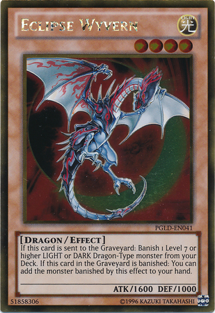 Eclipse Wyvern - PGLD-EN041 - Gold Rare - Unlimited Edition Eclipse Wyvern - PGLD-EN041 - Gold Rare - Unlimited Edition