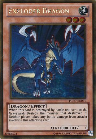 Exploder Dragon - PGLD-EN071 - Gold Rare - Unlimited Edition