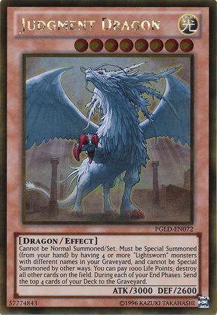 Judgment Dragon - PGLD-EN072 - Gold Rare - Unlimited Edition