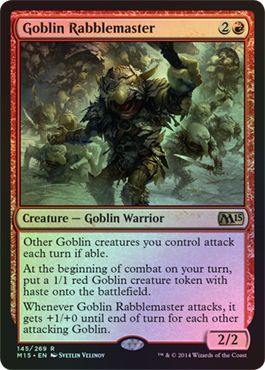 Goblin Rabblemaster - Foil