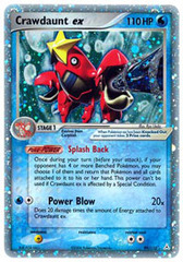 Crawdaunt-EX - 99/110 - Rare Holo EX