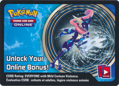 Kalos Power Greninja-EX Collector's Tin Unused Code Card