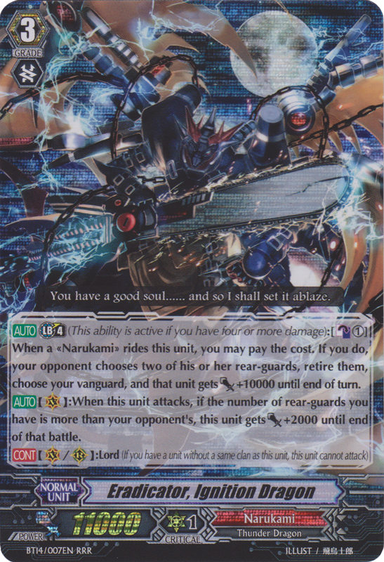 Eradicator, Ignition Dragon - BT14/007EN - RRR Eradicator, Ignition Dragon - BT14/007EN - RRR