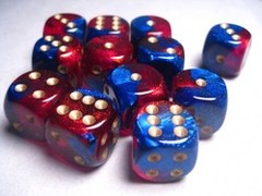 16mm D6: Blue & Magenta with Gold (12) - CHX26647