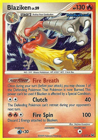 Blaziken - 3/127 - Holo Rare