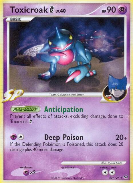 Toxicroak [G] - 40/127 - Rare
