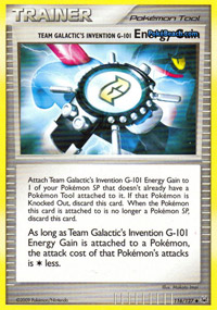 Team Galactics Invention G-101 Energy Gain - 116/127 - Uncommon