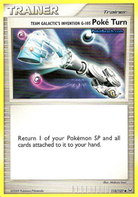 Team Galactics Invention G-105 Poke Turn - 118/127 - Uncommon