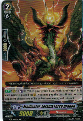 Eradicator, Lorentz Force Dragon - BT14/017EN - RR Eradicator, Lorentz Force Dragon - BT14/017EN - RR