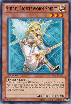 Shire, Lightsworn Spirit - SDLI-EN014 - Common - 1st Edition Shire, Lightsworn Spirit - SDLI-EN014 - Common - 1st Edition