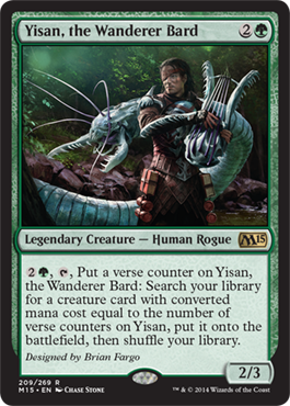 Yisan, the Wanderer Bard - Foil