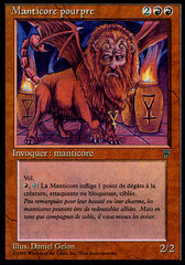 Crimson Manticore (Manticore pourpre)