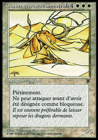 Elder Land Wurm (Guivre terrestre ancestrale)