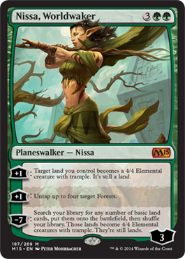 Nissa, Worldwaker - Foil