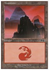 Mountain (Urza's Saga/Big Mountain Foreground on Right)