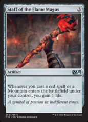 Staff of the Flame Magus - Foil