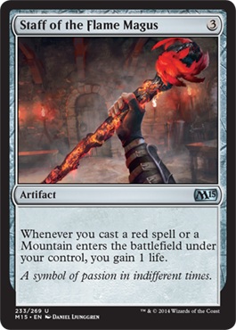 Staff of the Flame Magus - Foil Staff of the Flame Magus - Foil