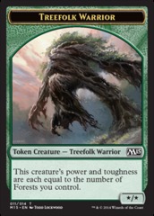 Treefolk Warrior Token