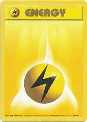 Lightning Energy - 100/102 - Common - 1999-2000 Wizards Base Set Copyright Edition