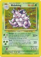 Nidoking - 11/102 - Holo Rare - 1999-2000 Wizards Base Set Copyright Edition