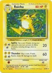 Raichu - 14/102 - Holo Rare - 1999-2000 Wizards Base Set Copyright Edition